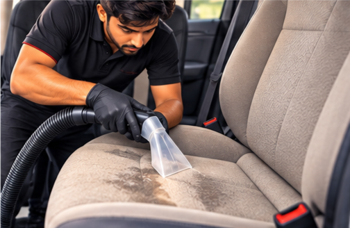 Upholstery Stain Removal - Maa Mogal Service Station